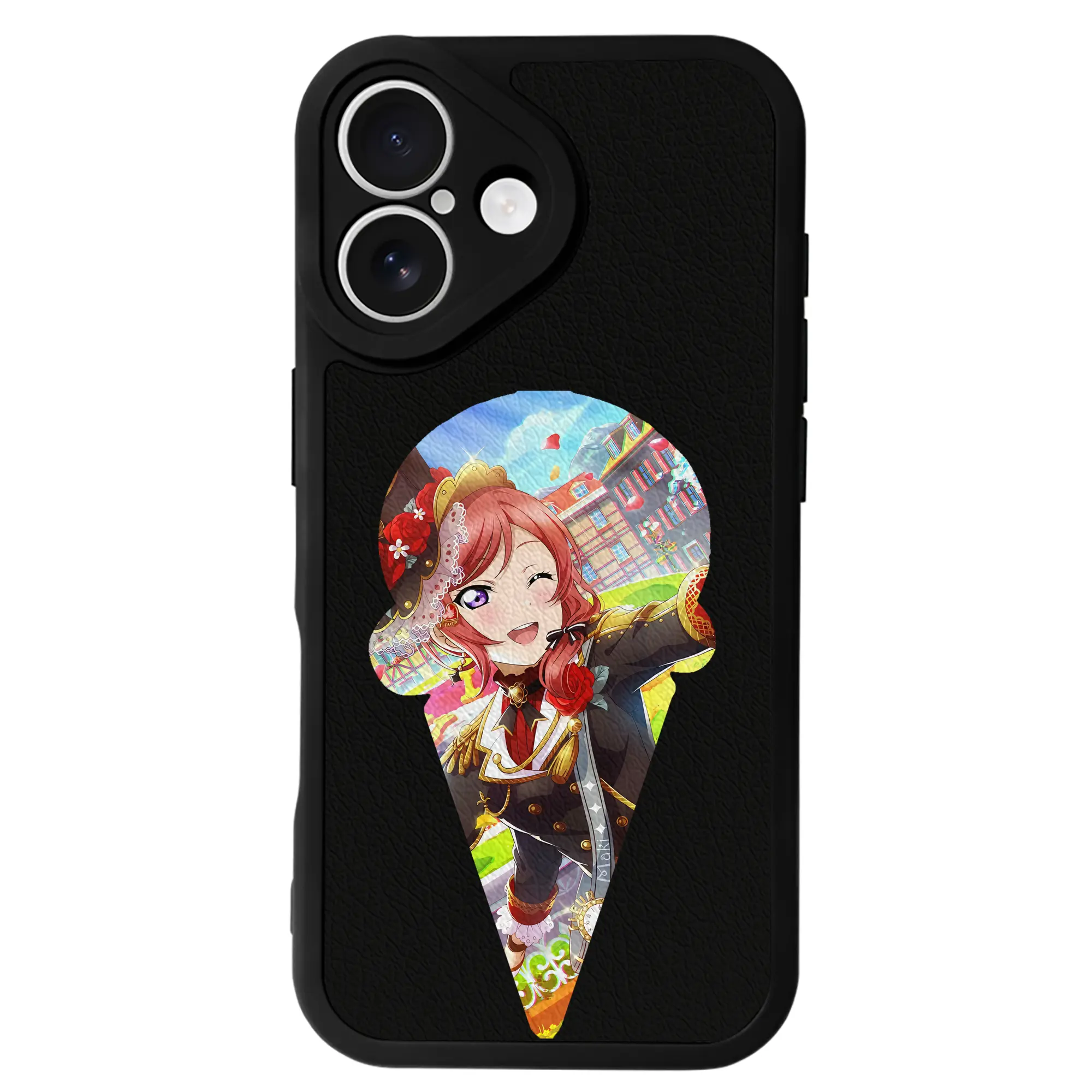 Love Live! グッズ,西木野真姫 - IPhone 16シリーズ対応 ・ シリコンスマホケース ・ レザー調 ・ 高精度フィット ・ 耐衝撃 ・ ワイヤレス充電対応 ・ 精密カット